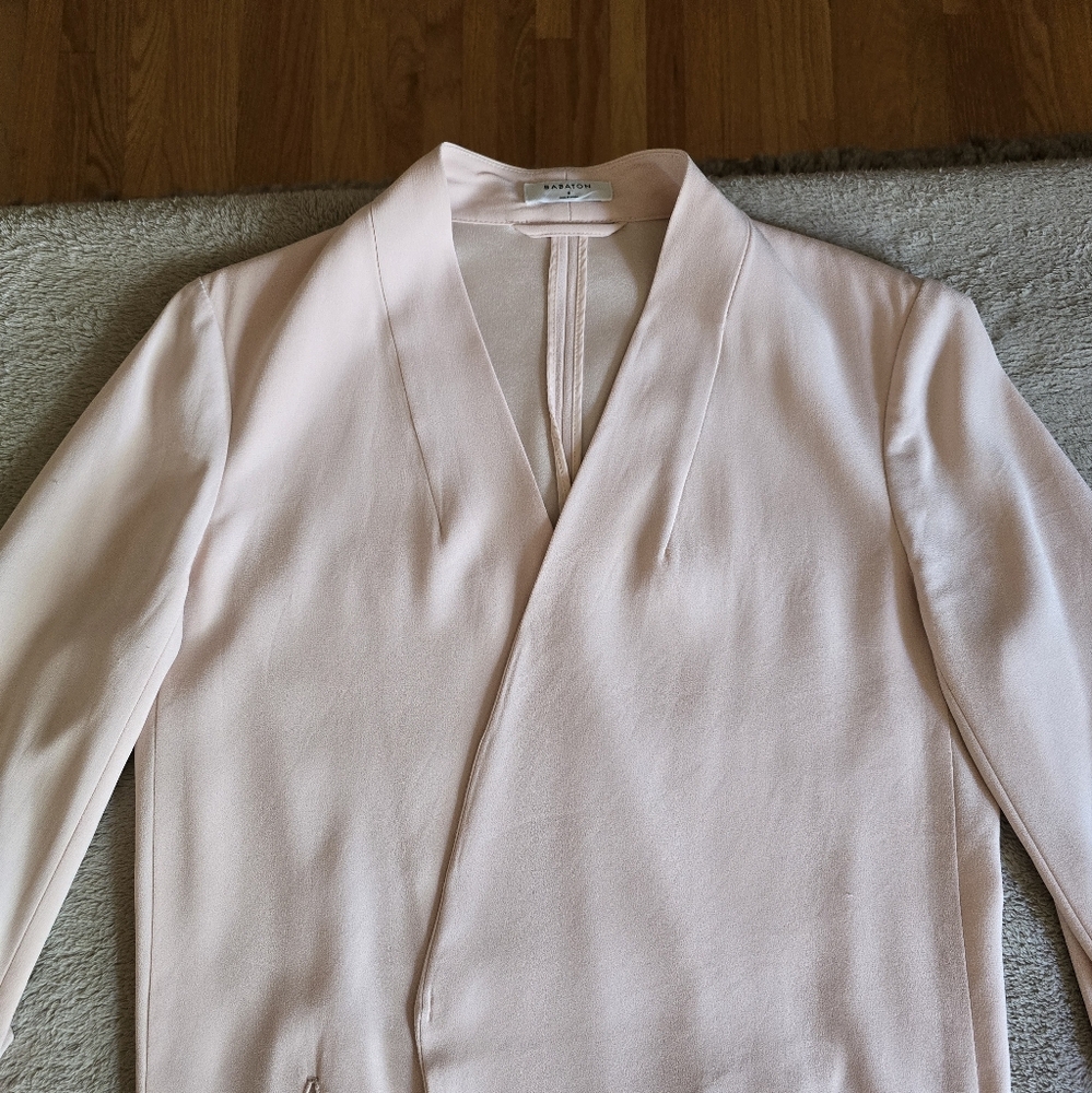 Aritzia Babaton Power Hip Blazer Peach size 8 - Picture 4 of 12